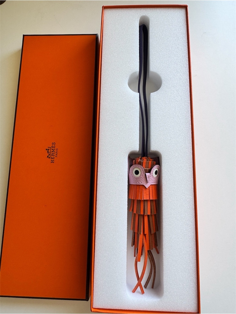 💞Authentic💞Hermes Chouette Bag Charm - BRAND NEW/ NEVER WORN - Picture 2 of 12